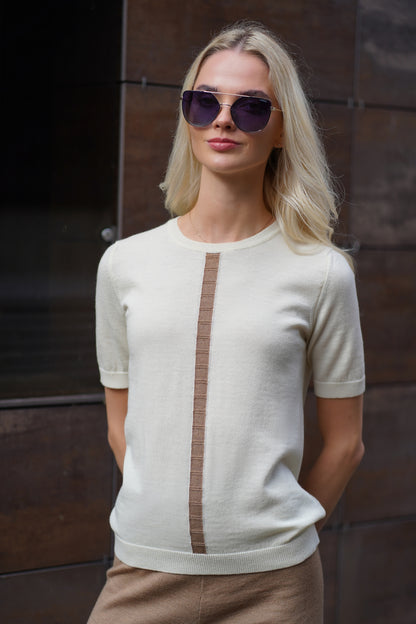 Merino wool blouse